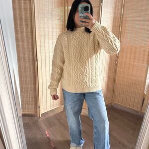 Fisherman wool sweater